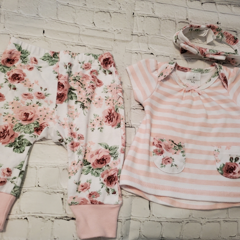 Laura Ashley Baby 3-Piece Set - Picture 1 of 5